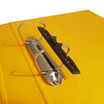 Pasta Arquivo L/E 2 Argolas 320x290x40mm Amarelo