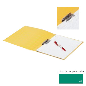 Pasta Cartão Hidráulico A4 Mola Roma 14.02 Verde