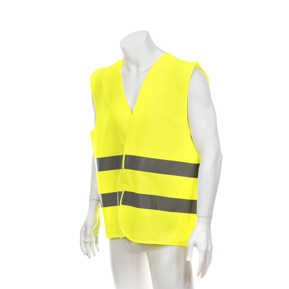 Colete Refletor de Alta Visibilidade Amarelo Adulto