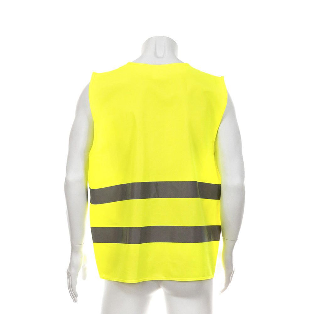 Colete Refletor de Alta Visibilidade Amarelo Adulto
