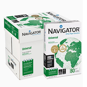 Papel 080gr Fotocopia A4 Navigator Premium 5x500Fls