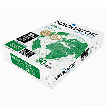 Papel 080gr Fotocopia A4 Navigator Premium 5x500Fls