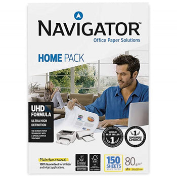 Papel 080gr Fotocopia A4 Navigator Home Pack 1x150Fls
