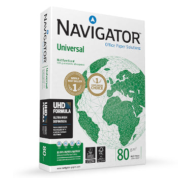 Papel 080gr Fotocopia A3 Navigator Premium 1x500Fls