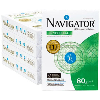 Papel 080gr Fotocopia A3 Navigator Premium 5x500Fls