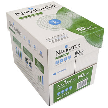Papel 080gr Fotocopia A3 Navigator Premium 5x500Fls