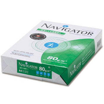 Papel 080gr Fotocopia A3 Navigator Premium 5x500Fls