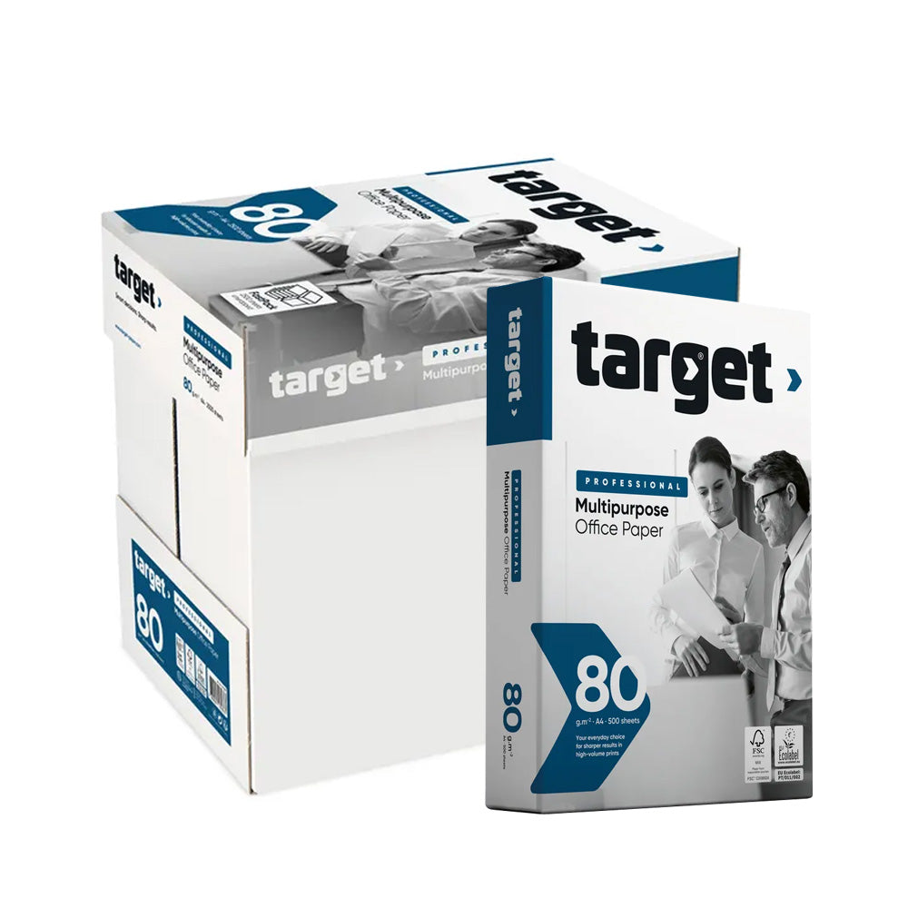 Papel 080gr Fotocopia A4 Target by Navigator 5x500 Folhas