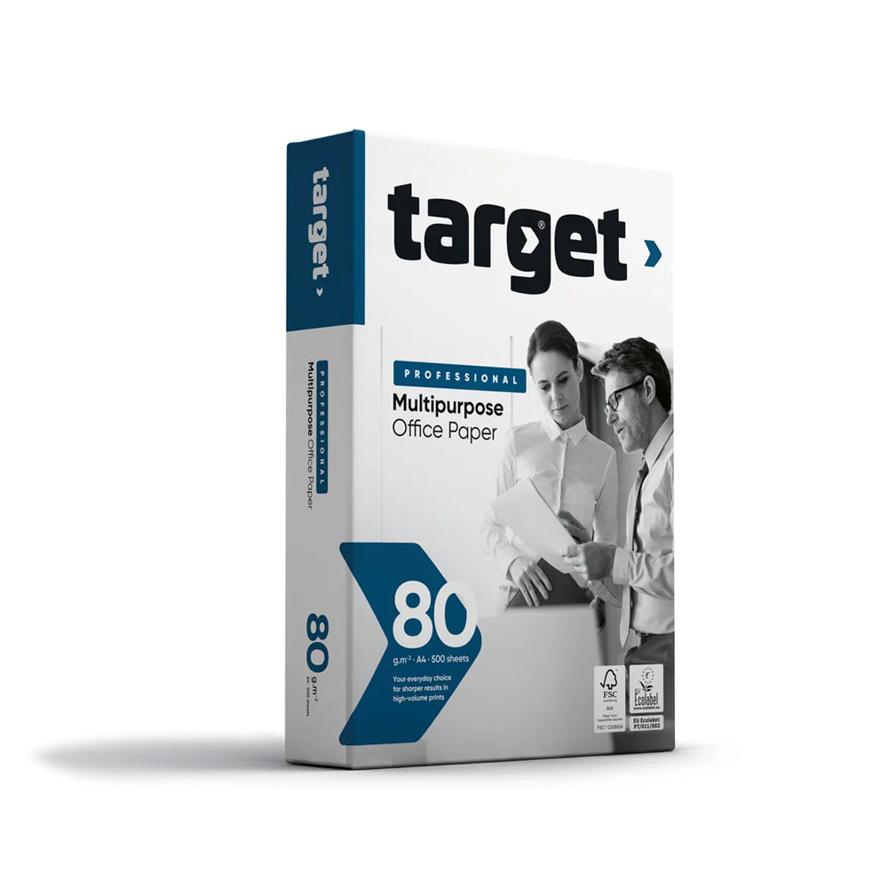 Papel 080gr Fotocopia A4 Target by Navigator 5x500 Folhas