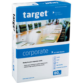 Papel 080gr Fotocopia A3 Target by Navigator 5x500 Folhas
