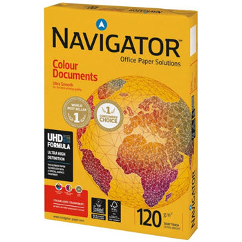 Papel 120gr Fotocopia A4 Navigator Colour Documents 1x250Fls