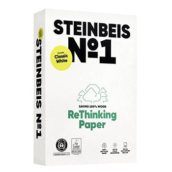 Papel 080gr Fotocopia A4 Reciclado Steinbeis 5x500Fls