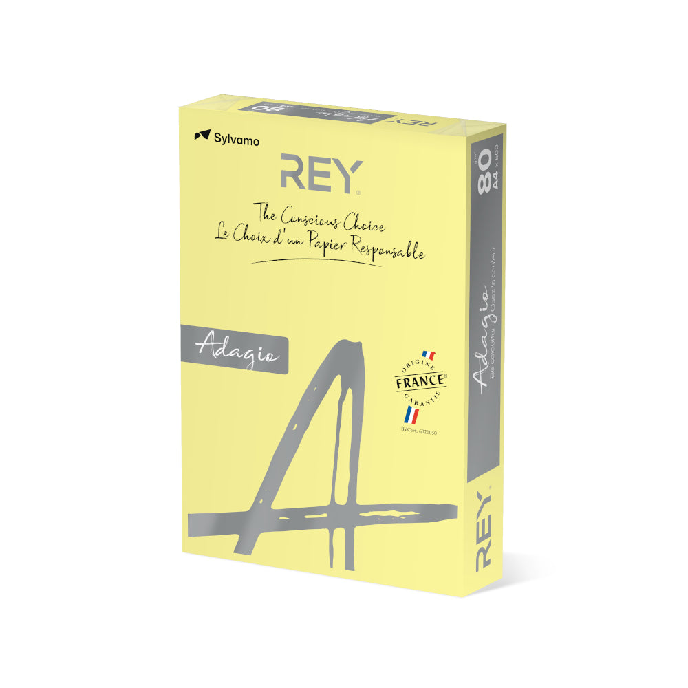 Papel Fotocopia Amarelo Canario Adagio (cd49) A4 080gr 1x500