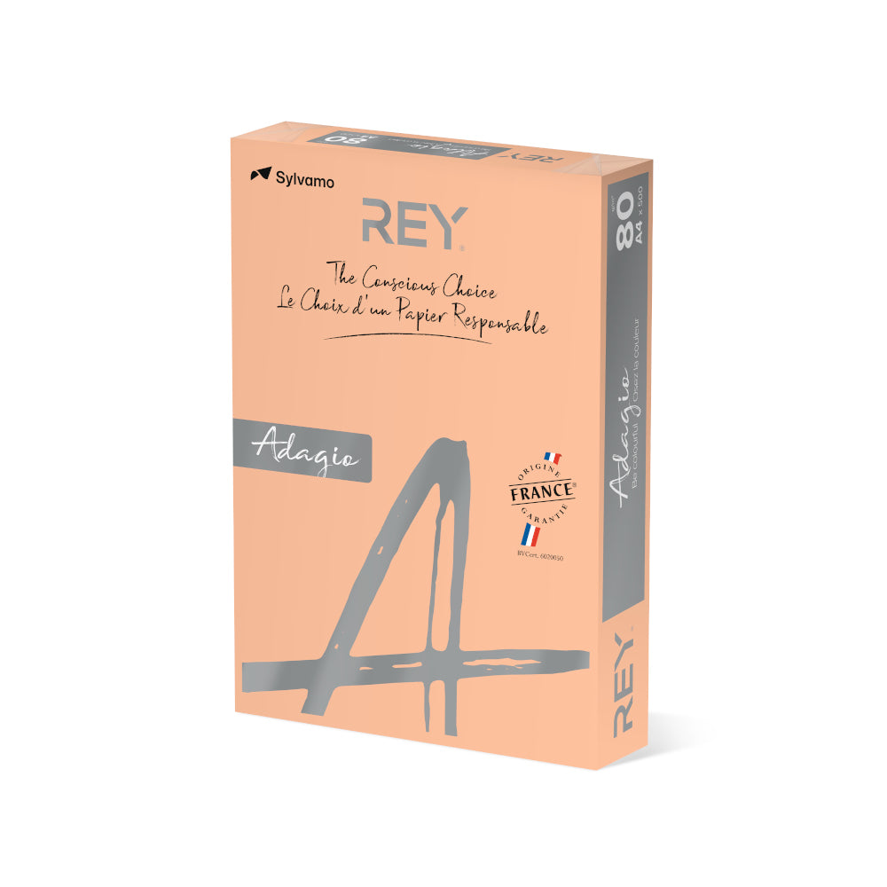 Papel Fotocopia Salmao/Beje Adagio(cd91) A4 80gr 1x500Fls