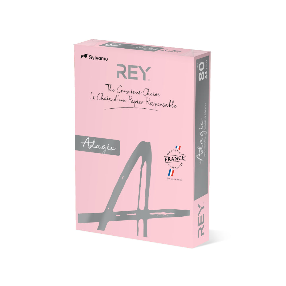 Papel Fotocopia Rosa Adagio(cd89) A4 80gr 1x500Fls