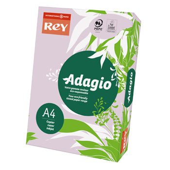 Papel Fotocopia Violeta/Lilas  Adagio(cd28) A4 80gr 1x500Fl