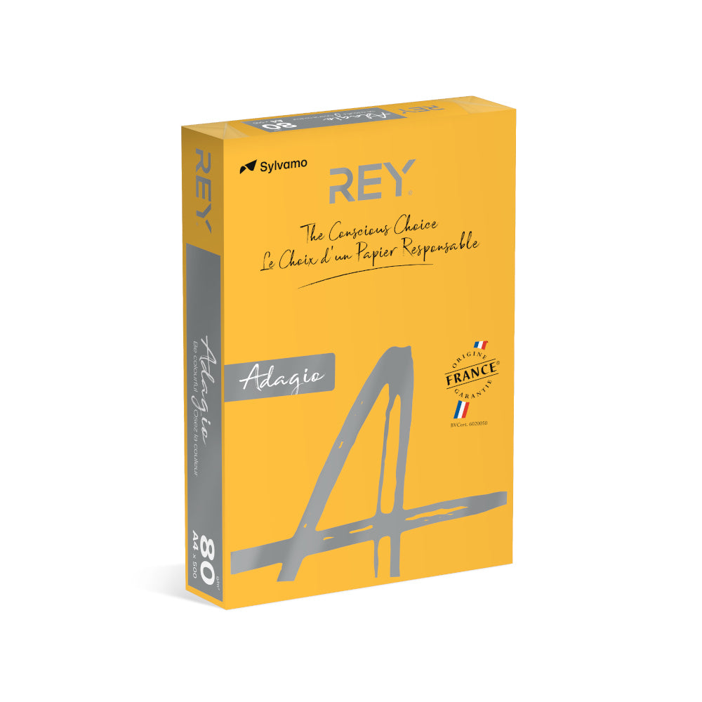 Papel Fotocopia Ouro/Damasco Int Adagio(cd60) A4 80g 1x500F