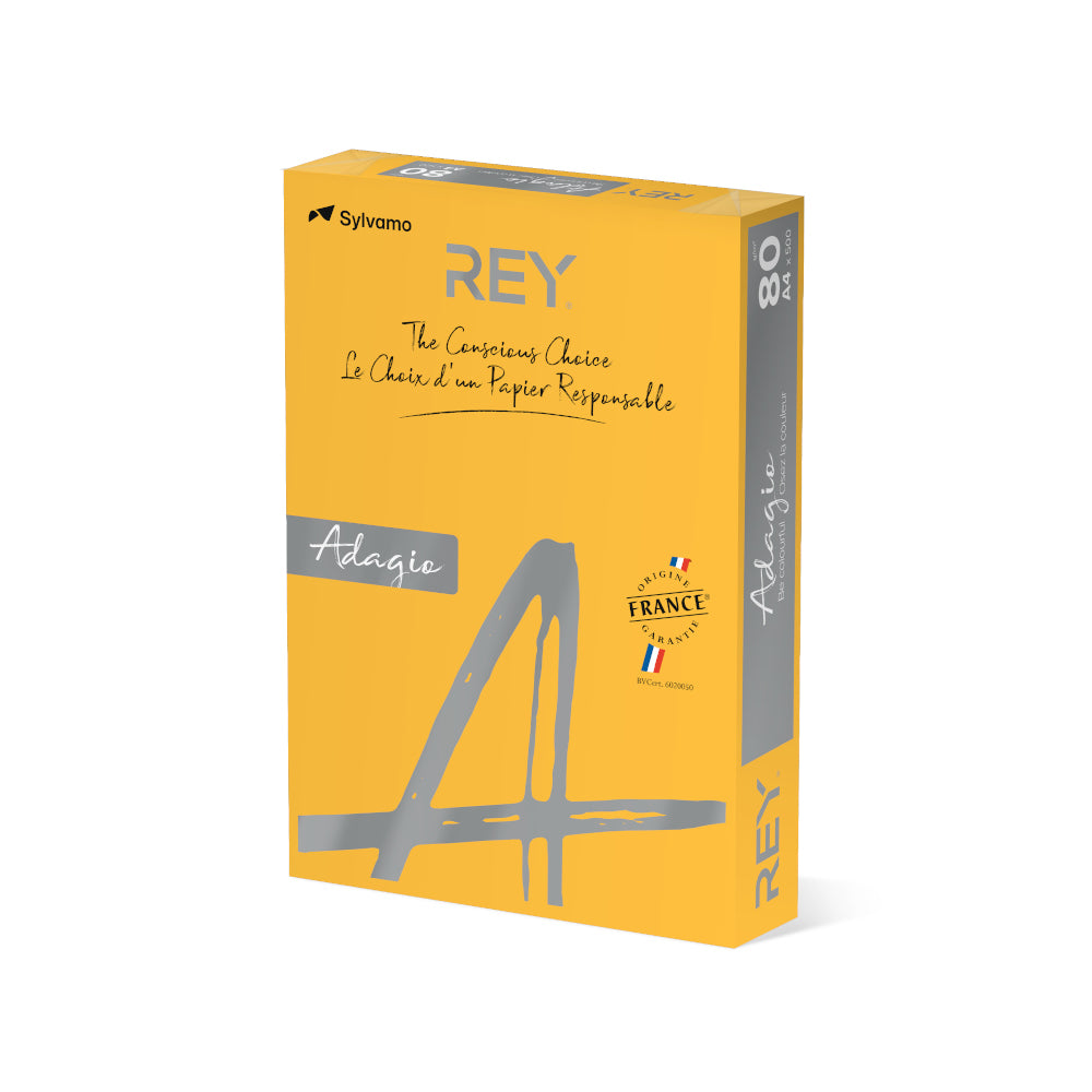 Papel Fotocopia Ouro/Damasco Int Adagio(cd60) A4 80g 1x500F