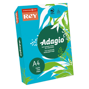 Papel Fotocopia Azul Intenso Adagio(cd51) A4 80gr 1x500Fls