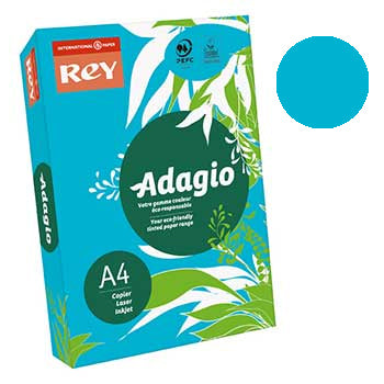 Papel Fotocopia Azul Intenso Adagio(cd51) A4 80gr 1x500Fls