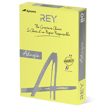 Papel Fotocopia Amarelo Fluore Adagio(cd15) A4 80gr
