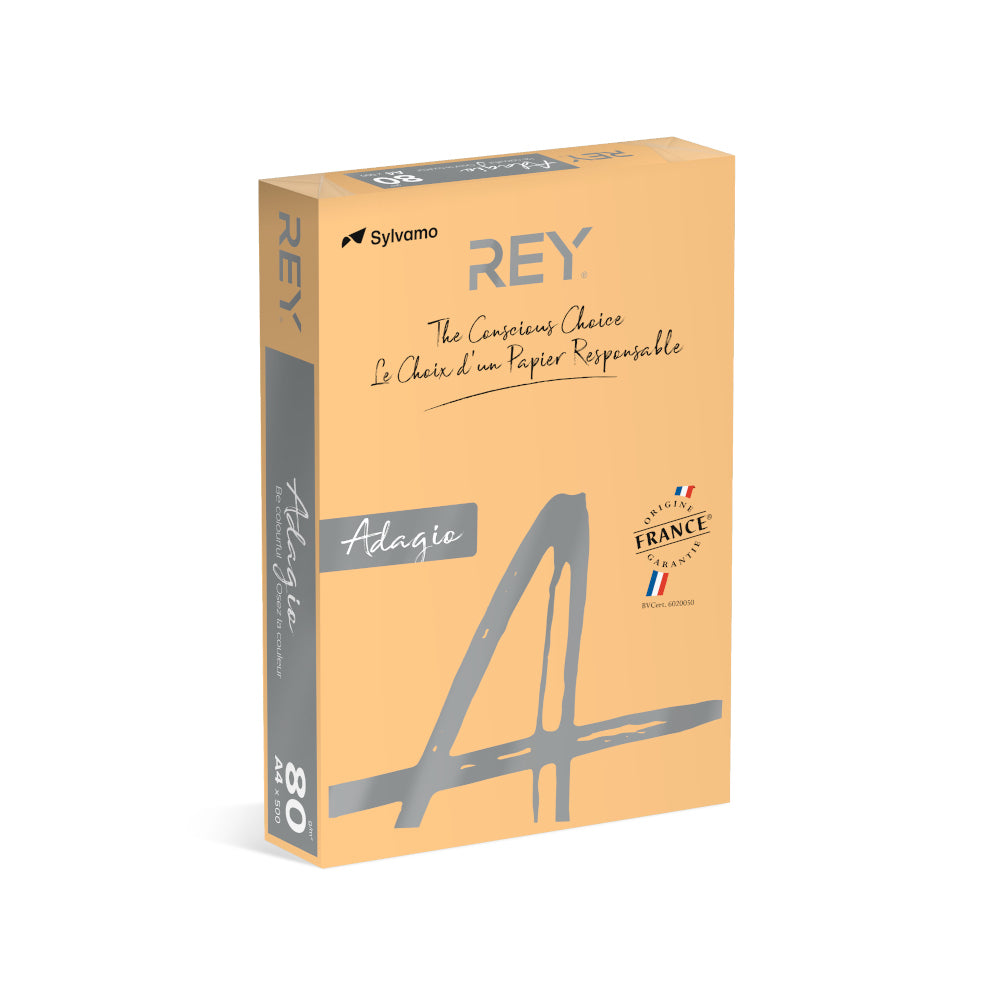 Papel Fotocopia Laranja Fluor Adagio(cd12)A4 80gr  1x500F