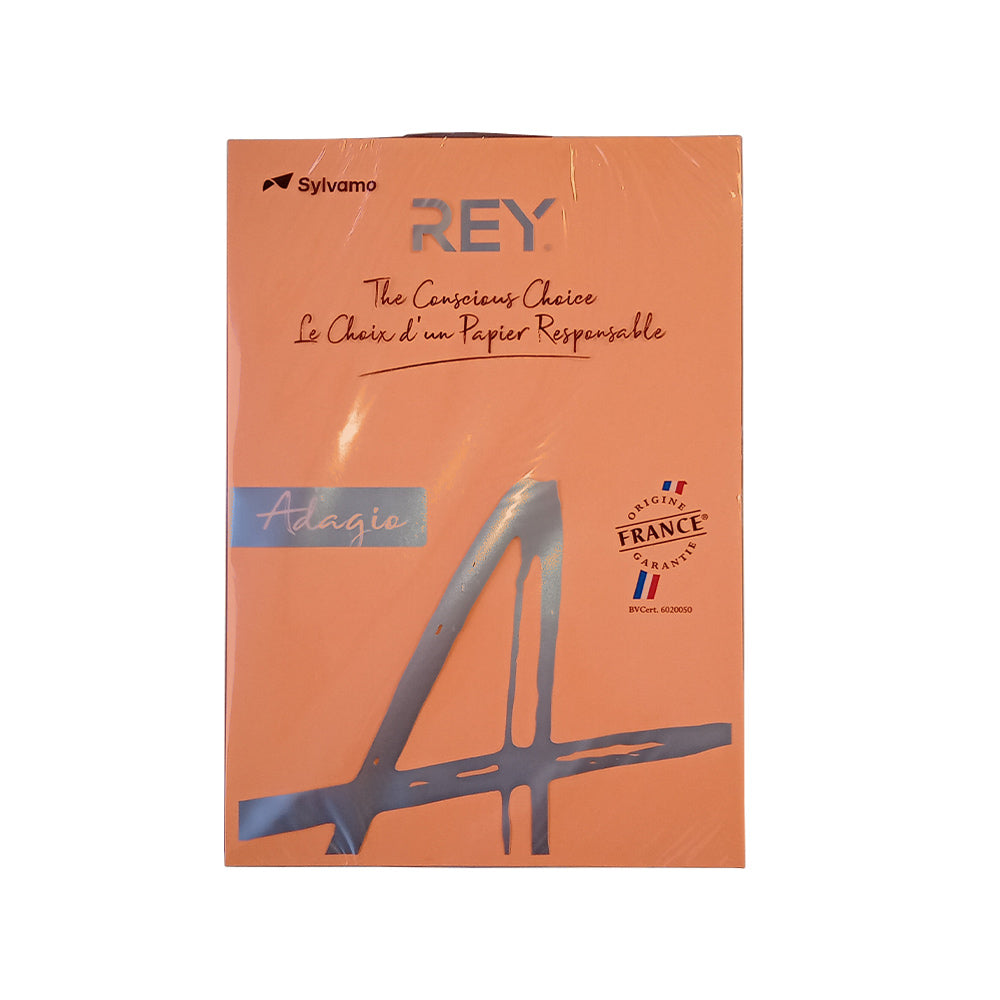 Papel Fotocopia Laranja Fluorescente Adagio A4 80gr1x500Fls