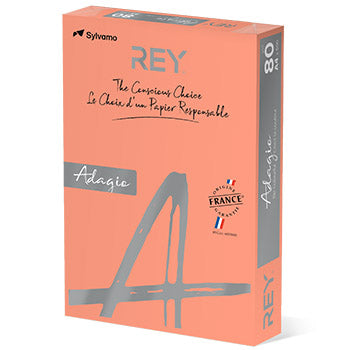Papel Fotocopia Pessego Adagio(cd55) A4 80gr  1x500Fls