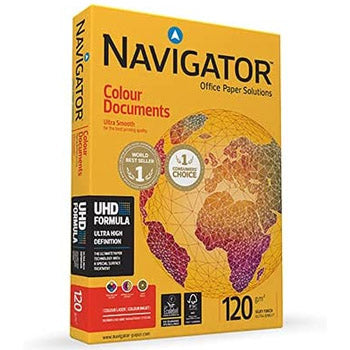 Papel 120gr Fotocopia A3 Navigator Colour Documents 4x500Fls