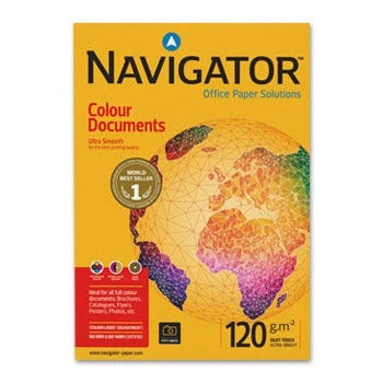 Papel 120gr Fotocopia A3 Navigator Colour Documents 4x500Fls
