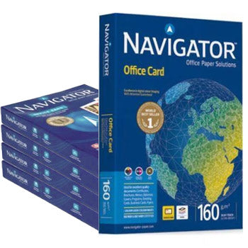 Papel 160gr Fotocopia A3 Navigator Office Card 5x250Fls