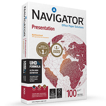 Papel 100gr Fotocopia A3 Navigator Presentation 4x500Fls