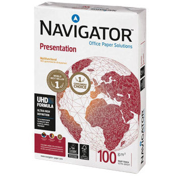 Papel 100gr Fotocopia A3 Navigator Presentation 4x500Fls