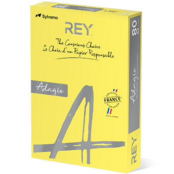 Papel Fotocopia Amarelo Intenso Adagio(cd66) A4 80gr 1x500F