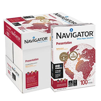 Papel 100gr Fotocopia A4 Navigator Presentation 5x500Fls