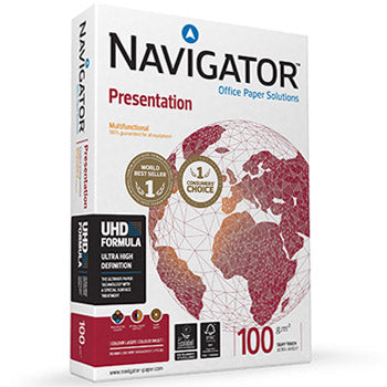 Papel 100gr Fotocopia A4 Navigator Presentation 5x500Fls