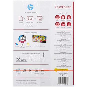 Papel 200gr Fotocopia A4 HP Color Choice 1x250Fls