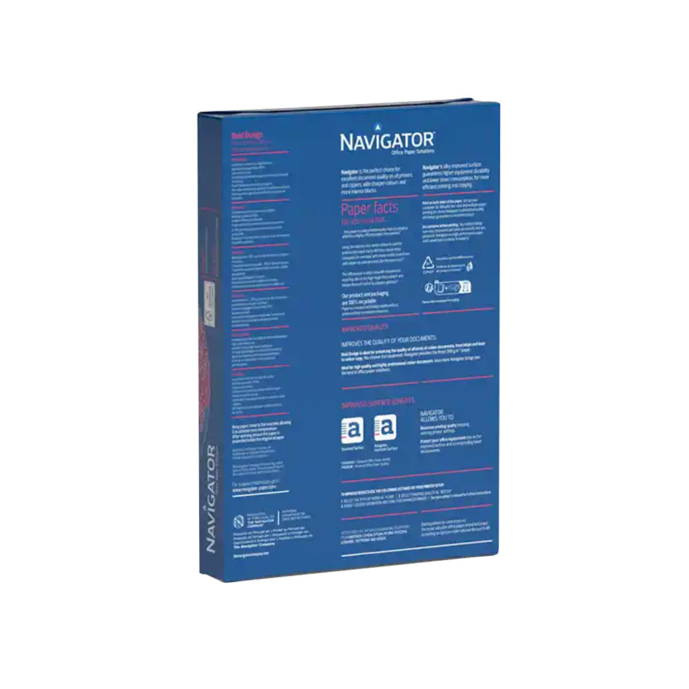 Papel 200gr Fotocopia A4 Navigator Bold Design 1x150Fls