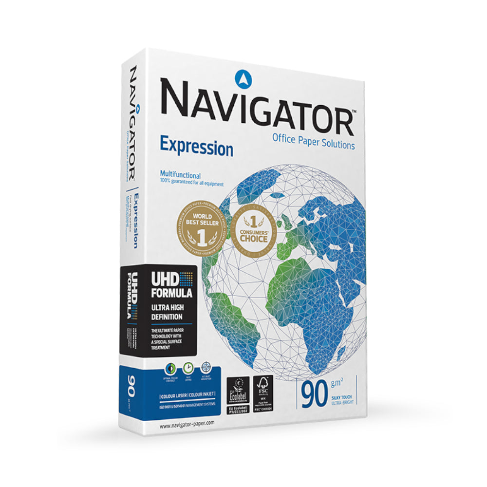 Papel 090gr Fotocopia A3 Navigator Expression 5x500Fls