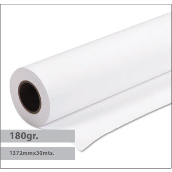 Papel 1372mmx030m 180g Premium Coated SIHL 1 Rolo