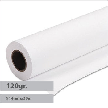 Papel 0914mmx030m 120g Premium Coated Evolution 1 Rolo