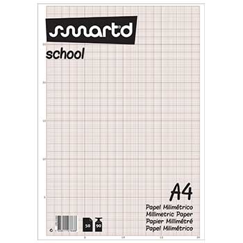 Papel Milimetrico 90gr A4 50 Folhas  (20451)