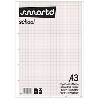 Papel Milimetrico 90gr A3 50 Folhas (20452)