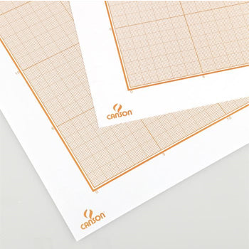Papel Milimetrico 90gr A4 Canson 50 Folhas