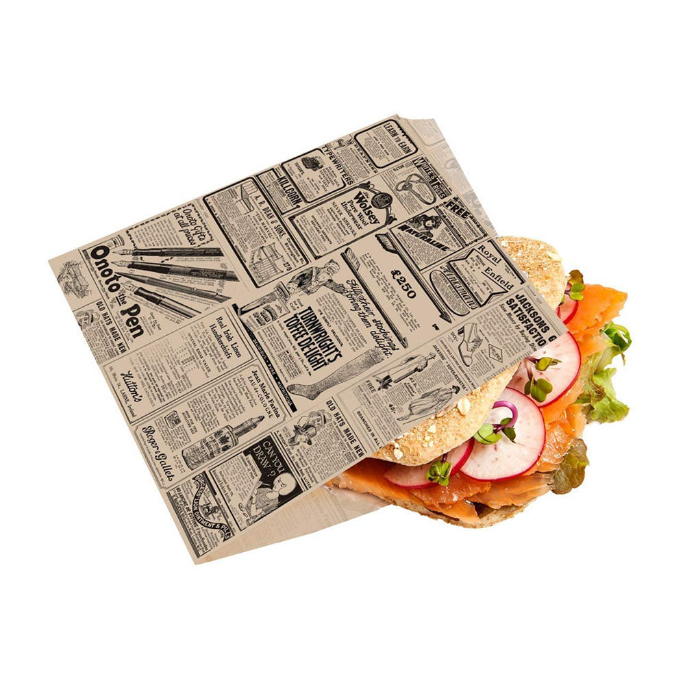 Sacos Papel Anti-Gordura (Abertos) 34g 16x16,5cm 500un