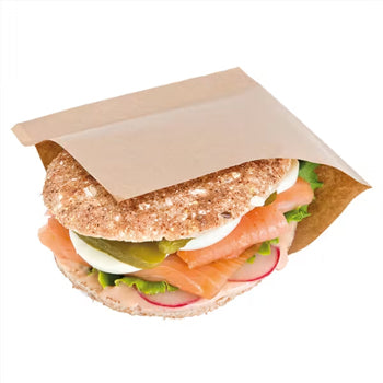 Sacos Papel Anti-Gordura (Abertos) Aquecer Grill Kraft 500un