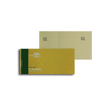 Blocos Impressos - Talões Numerados Amarelo Pack 20un