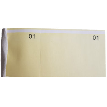 Blocos Impressos - Talões Numerados Amarelo Pack 20un