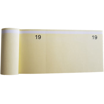 Blocos Impressos - Talões Numerados Amarelo Pack 20un