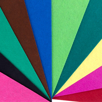 Papel de Feltro Trabalhos Manuais 210x297mm 10 Folhas